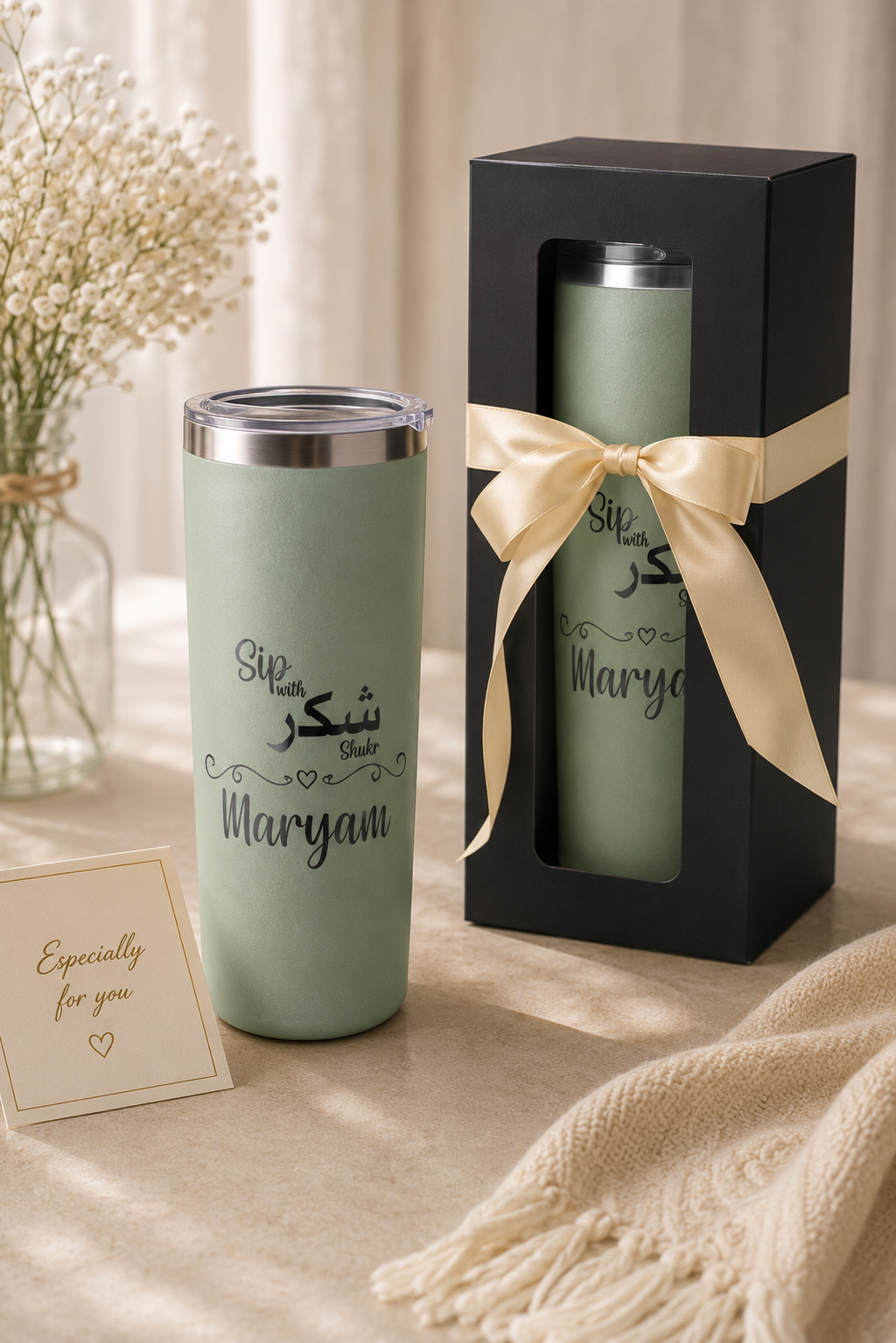 Sip with Shukr Personalized Tumbler