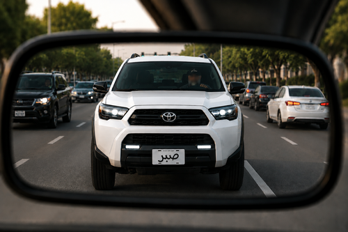 Drive with Sabr License Plate Reminder